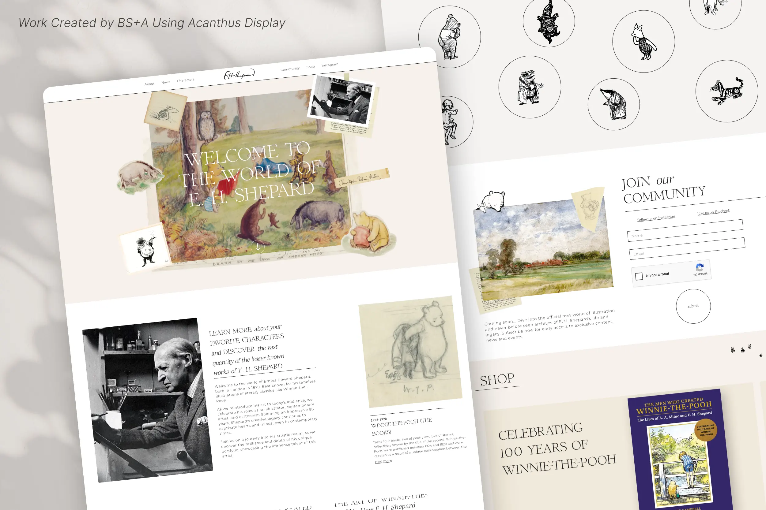 Houttekier Portfolio_Acanthus Display_EH Shepard_Example 1